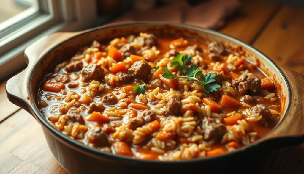 easy beef casserole recipe