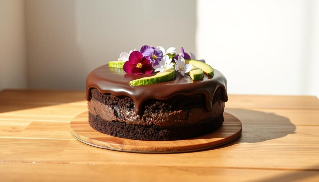 gluten free avocado chocolate cake