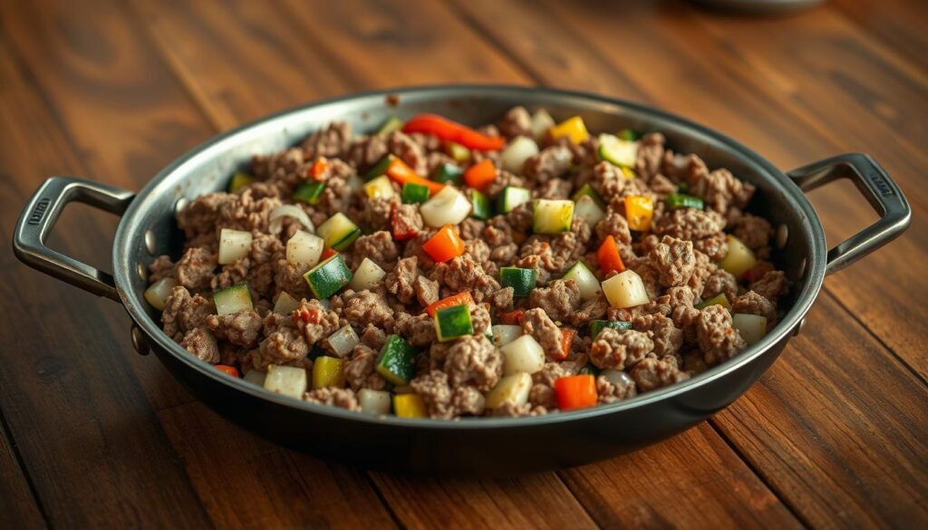 healthy ground beef skillet