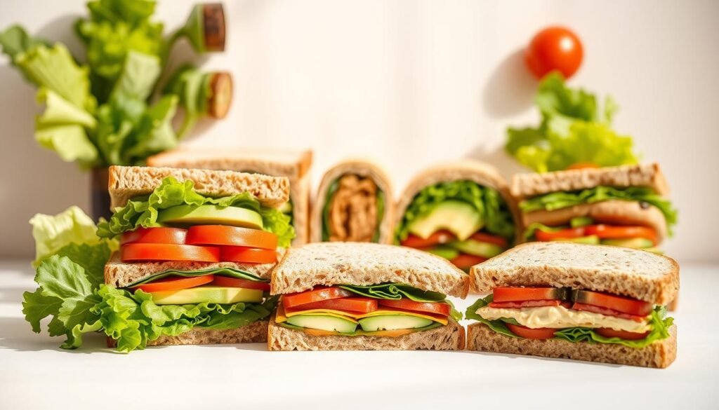 healthy vegetarian sandwiches