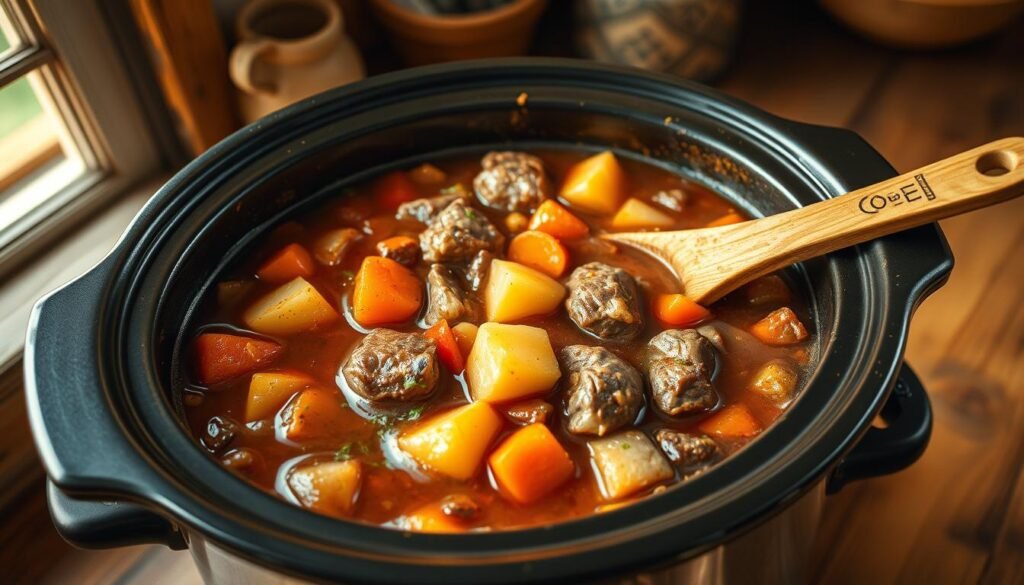 homemade beef stew slow cooker