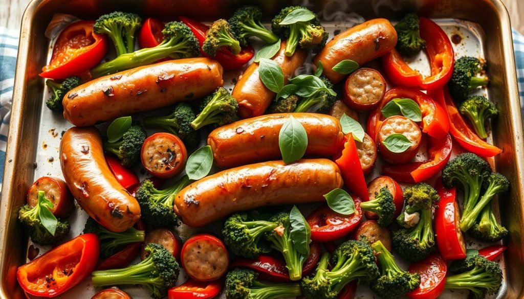 italian sausage sheet pan dinners