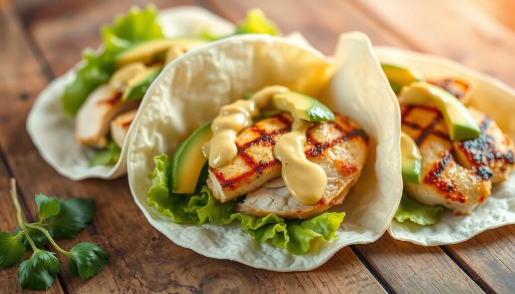 keto chicken wraps