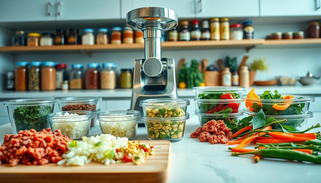 meal prep with ground beef