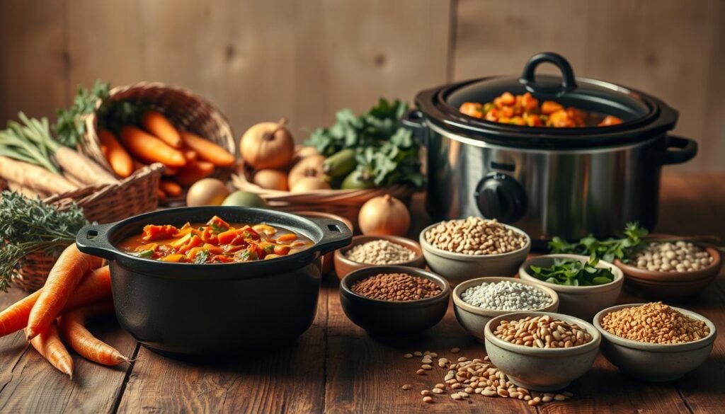 plant-based crockpot dishes