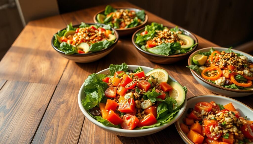 quick vegan salads