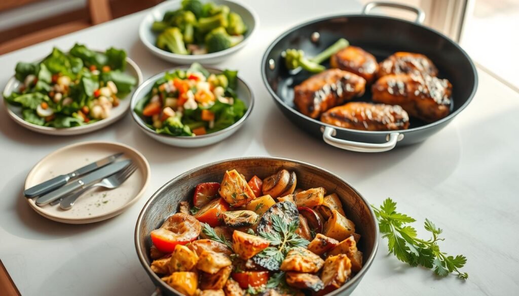 simple one-pan low carb dishes