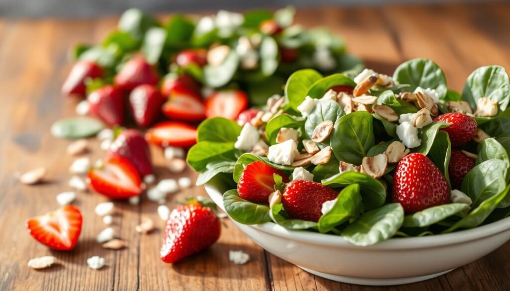 spinach strawberry salad