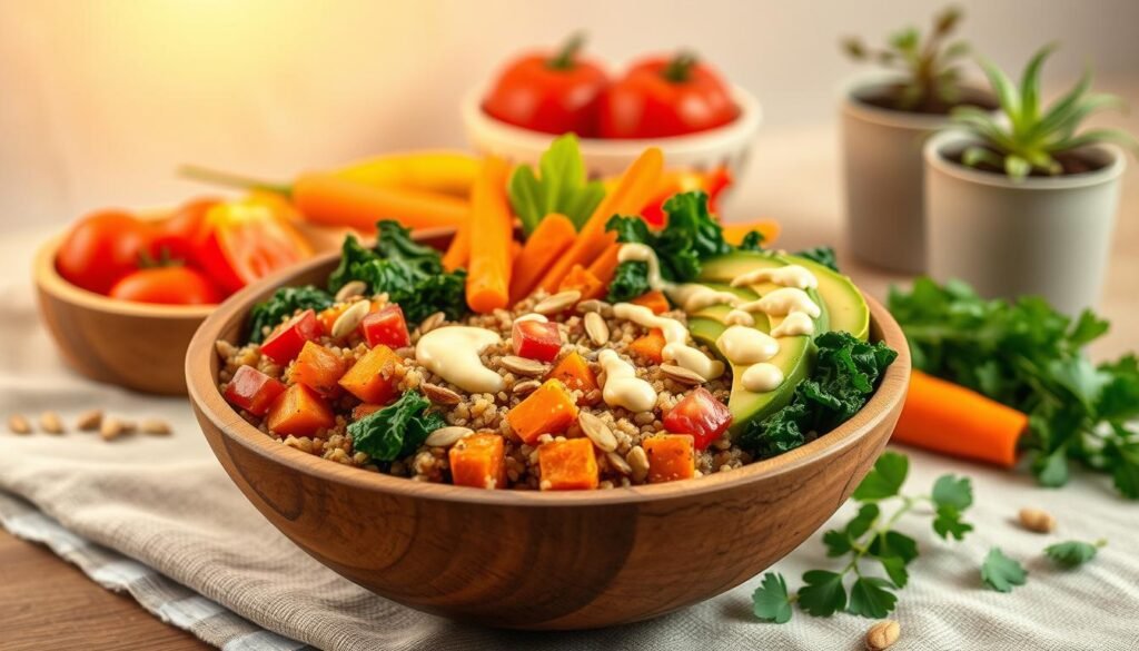 vegan grain bowls