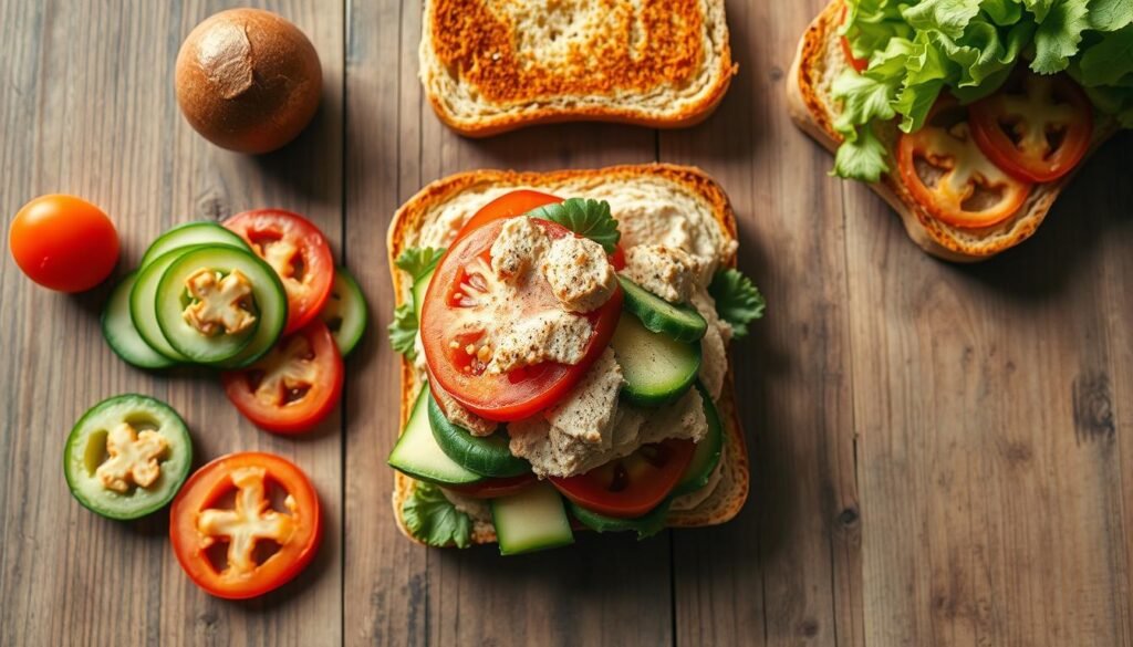 vegetarian sandwich construction tips