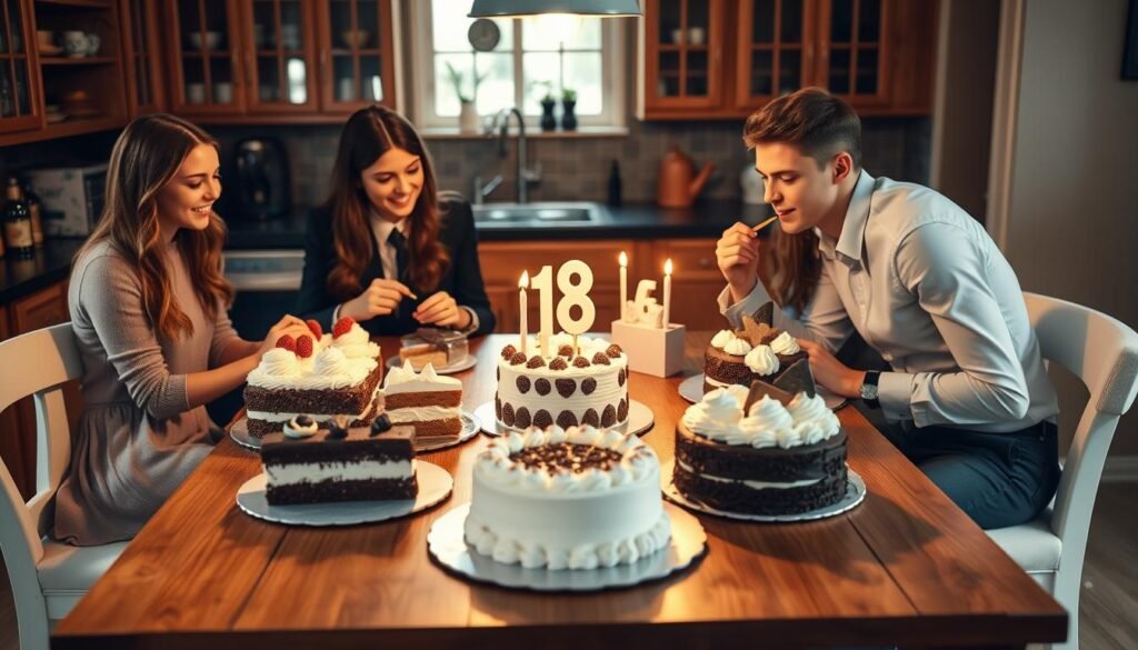 18th birthday cake tasting