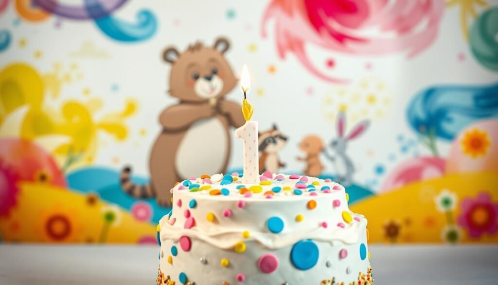 1st birthday cake