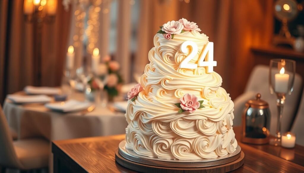 24th birthday cake for parties