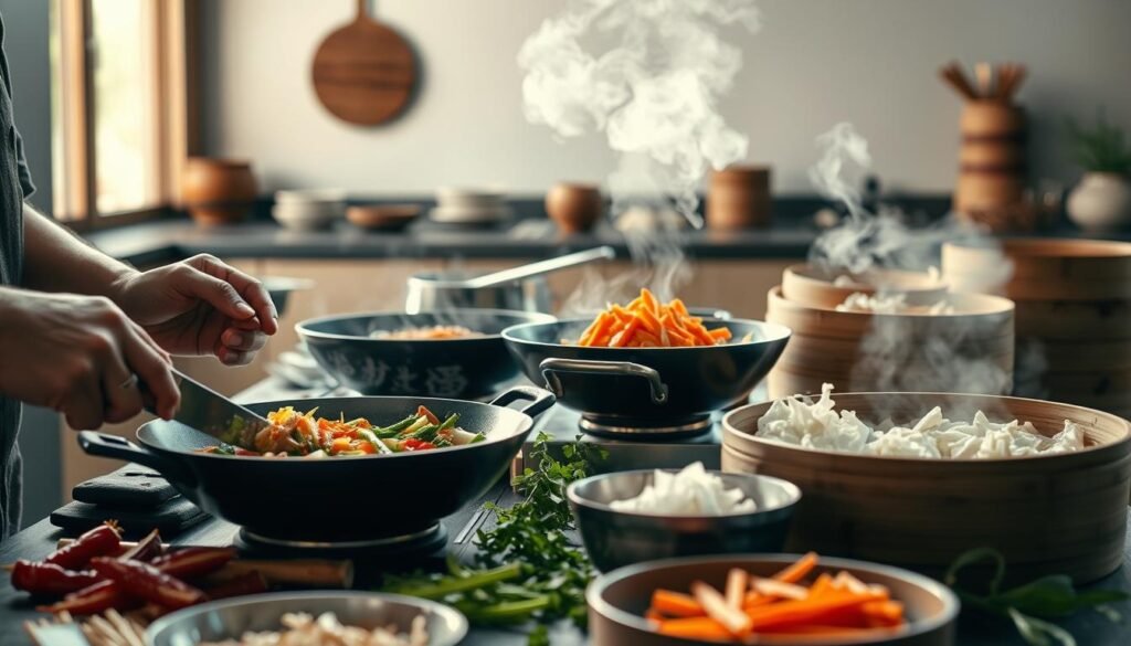 Asian cooking techniques