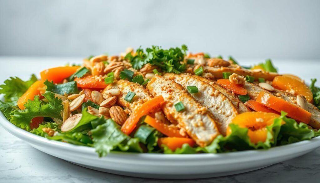 Asian rotisserie chicken salad