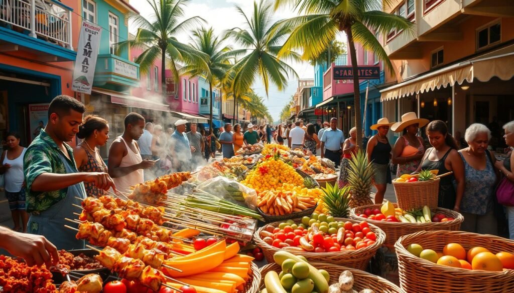 Barbados street food