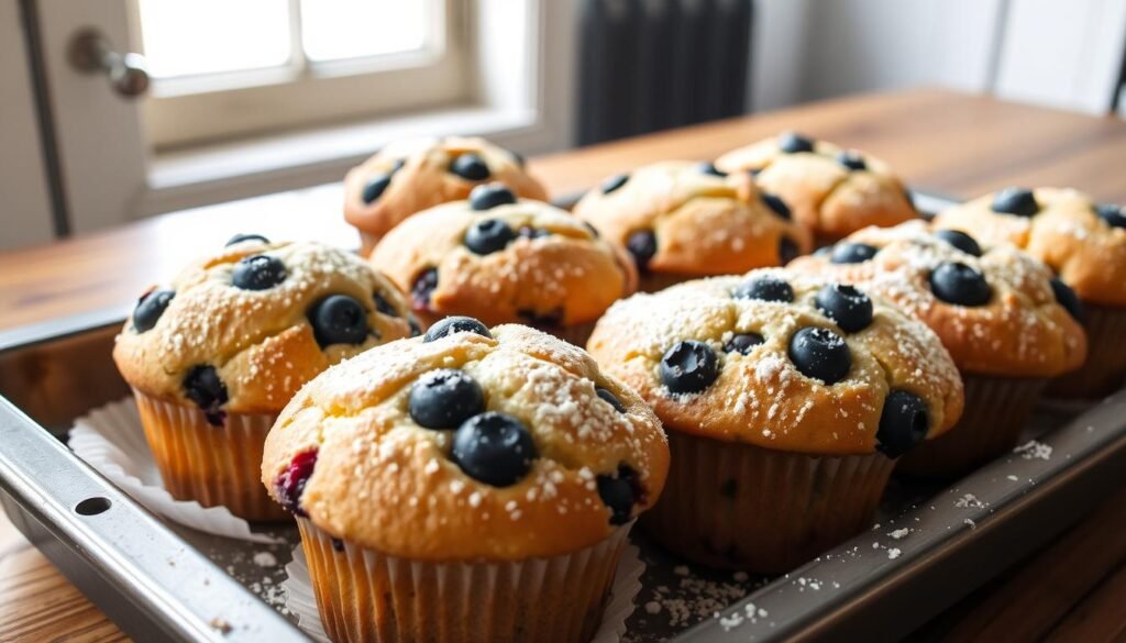 Blueberry Almond Muffins