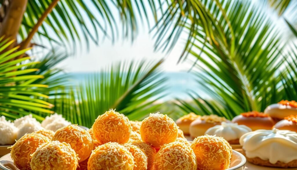 Caribbean coconut desserts