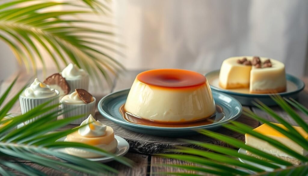 Caribbean creamy desserts