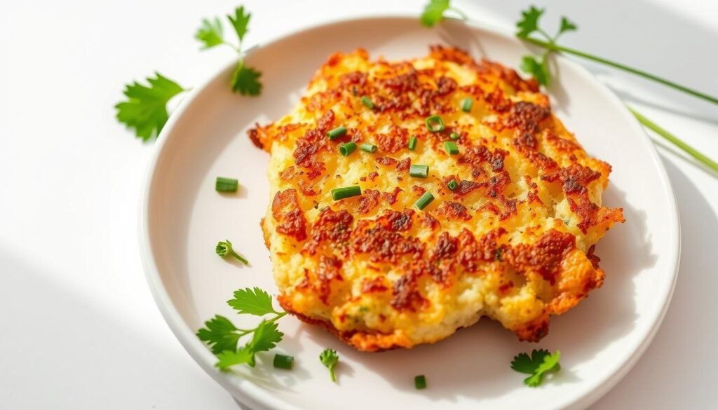 Cauliflower hash browns for vegan keto breakfast options