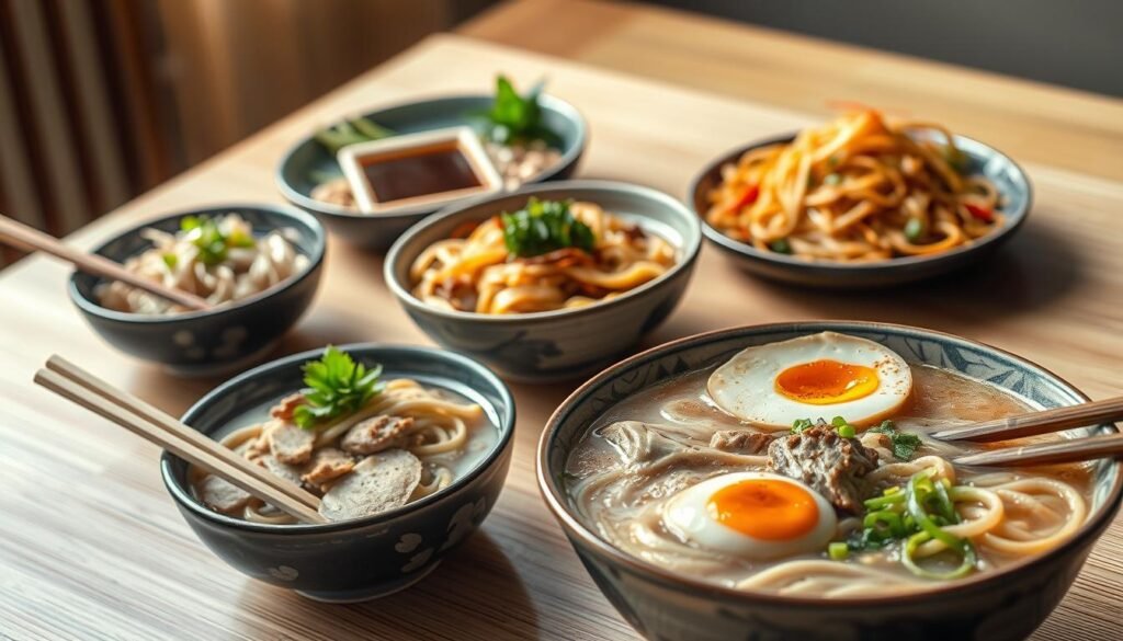 Classic Japanese noodle dishes