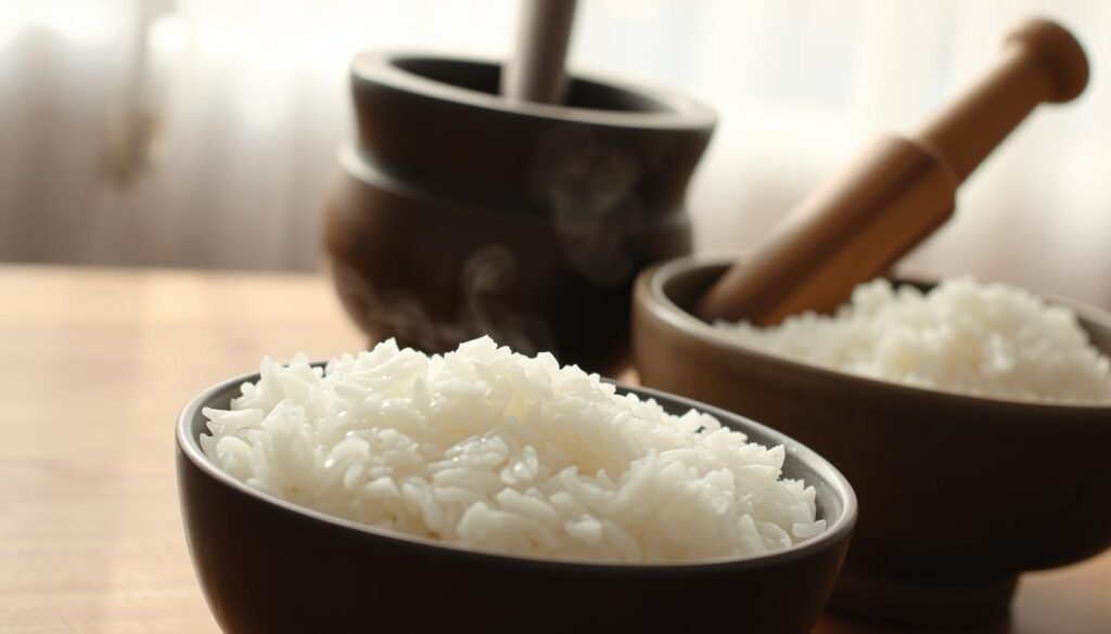 Cooking Korean rice