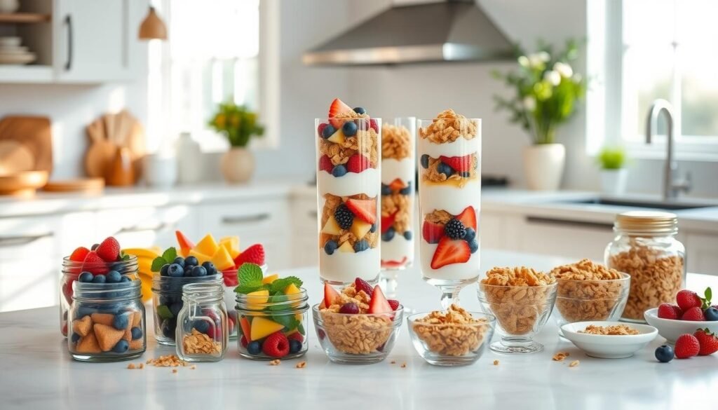 DIY Breakfast Parfait Station