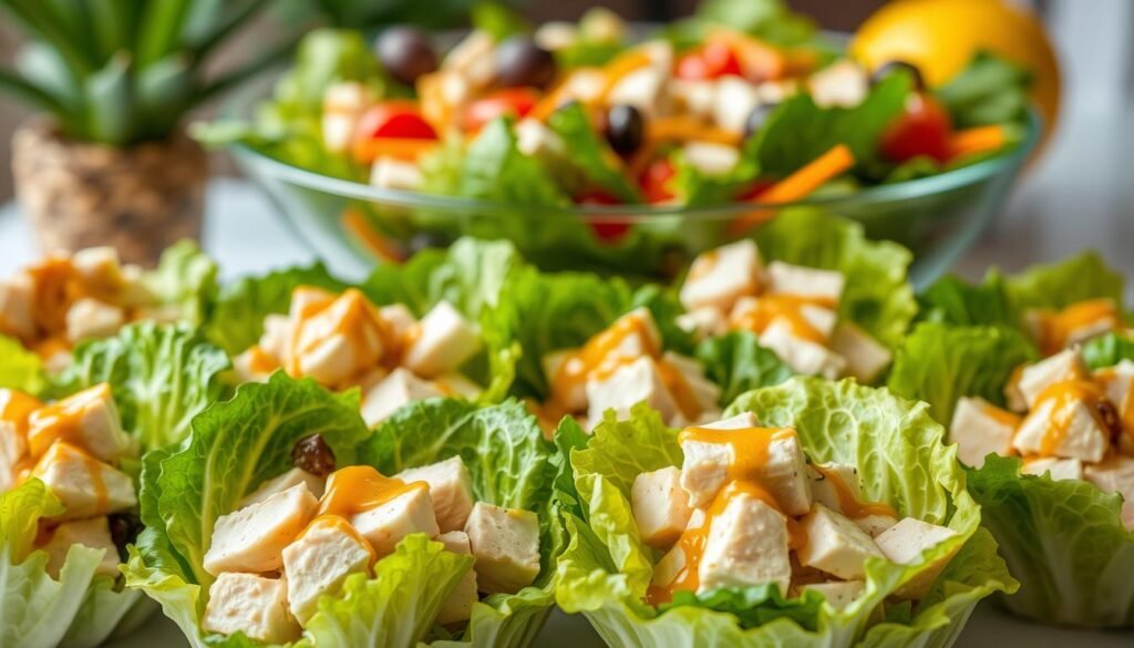 Delicious chicken salads