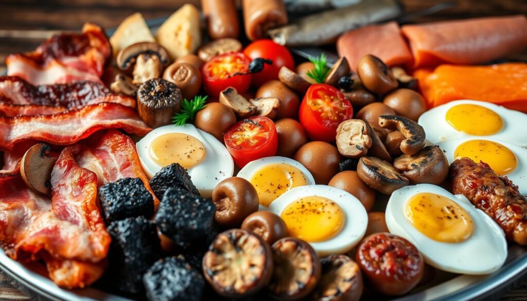 English breakfast protein variations