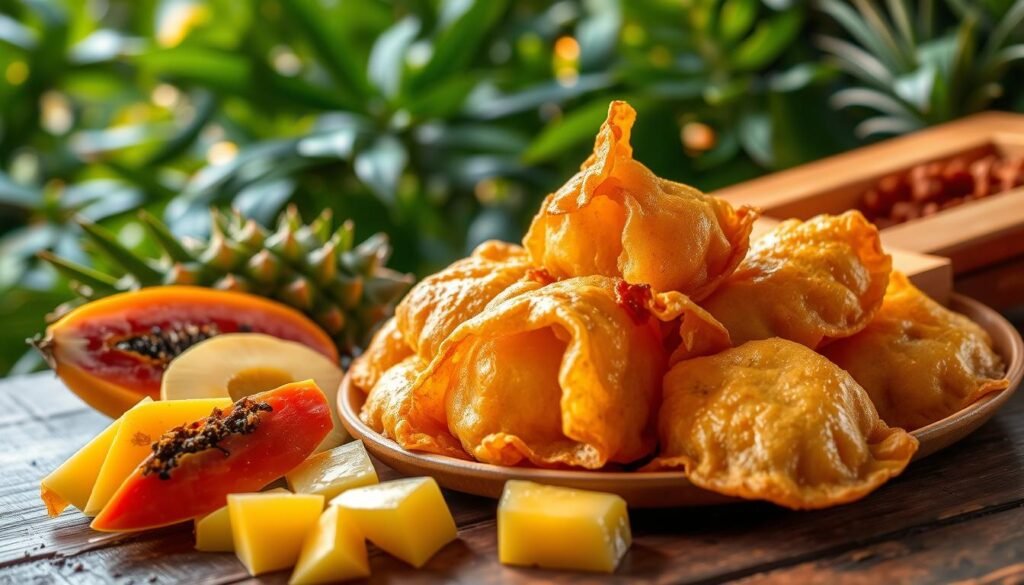 Festival sweet fried dumplings