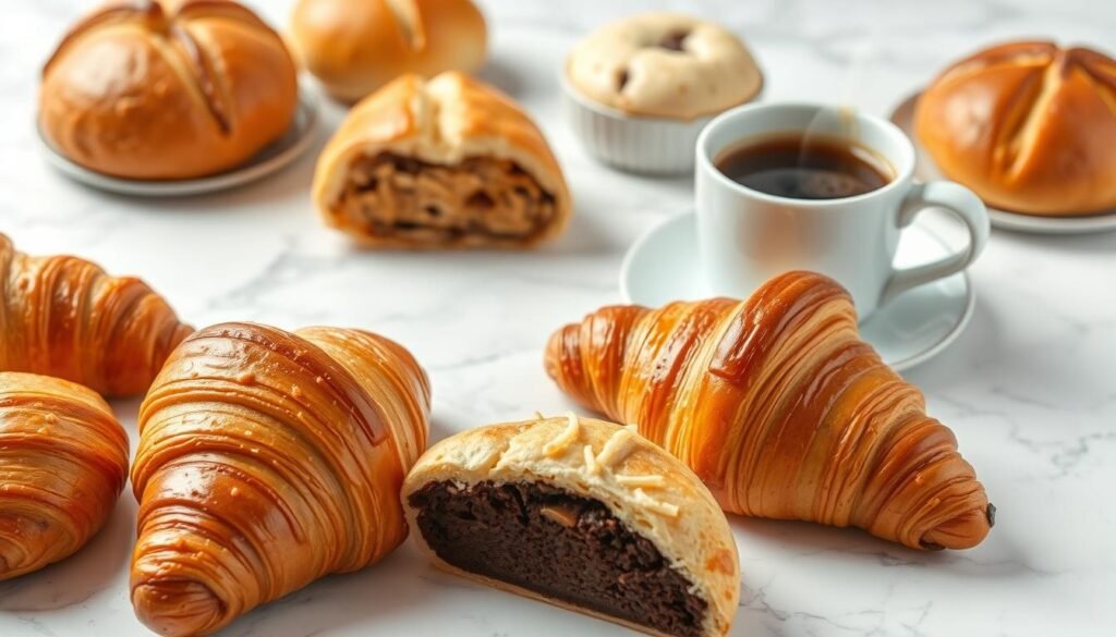 French breakfast pastries