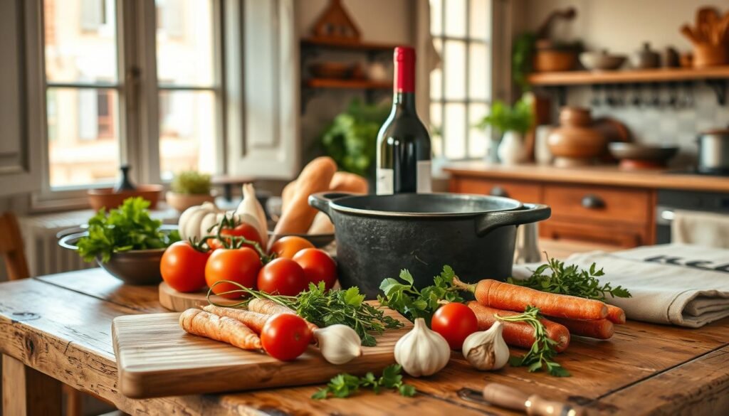French cuisine at home