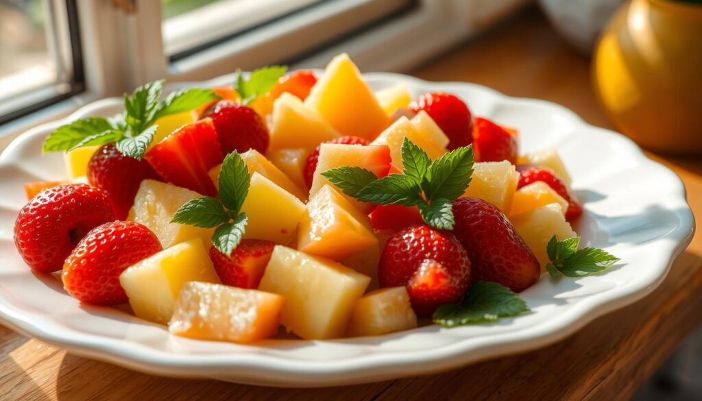 Fresh Fruit Salad with Mint