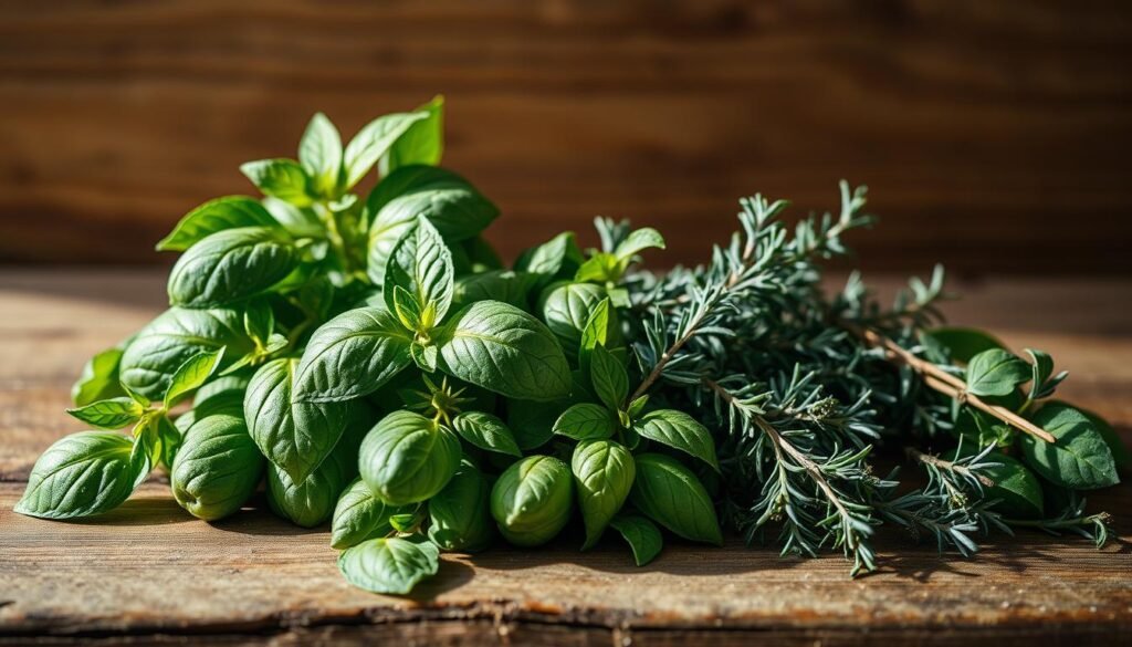 Fresh herbs flavor