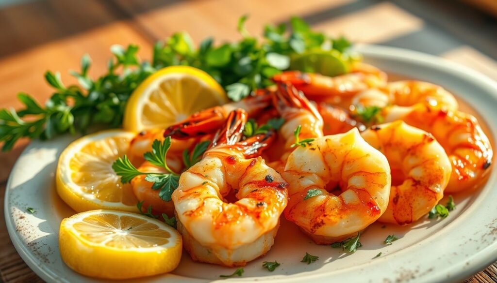 Grilled Lemon Herb Shrimp
