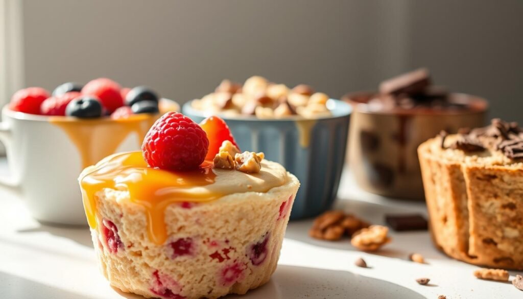 Healthier mug cake microwave alternatives