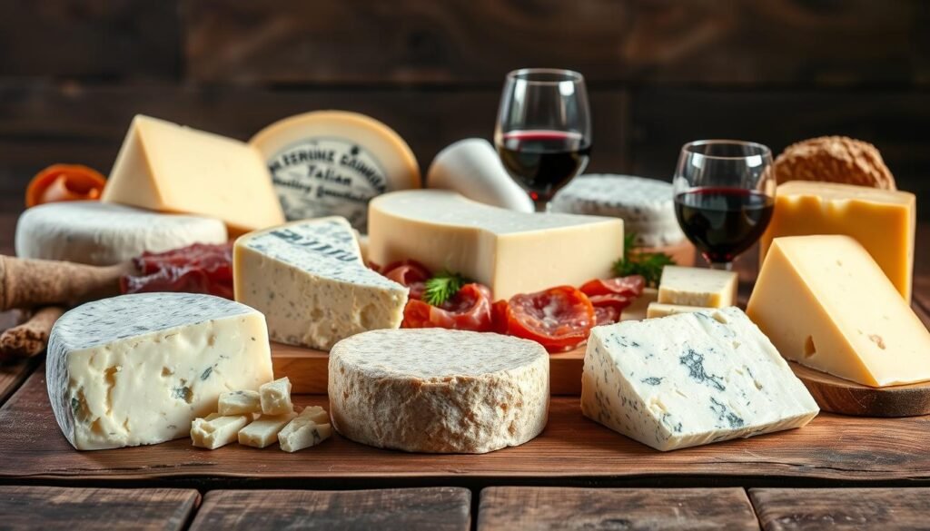 Italian cheeses
