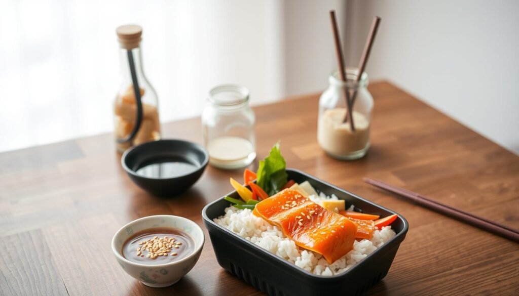 Japanese meal prep dinner