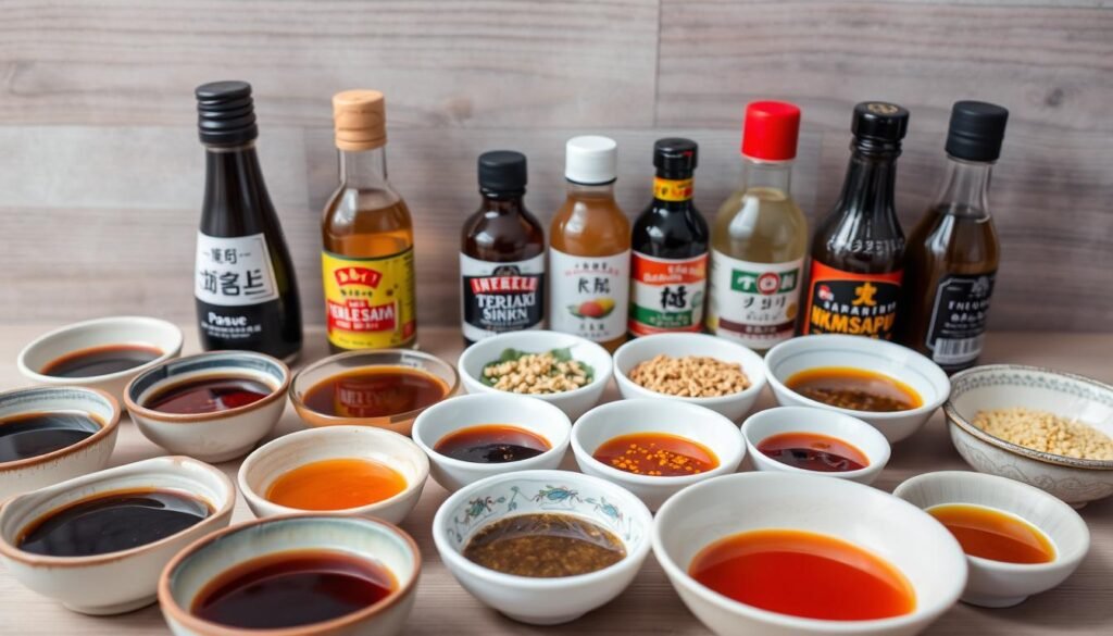 Japanese sauces for cooking