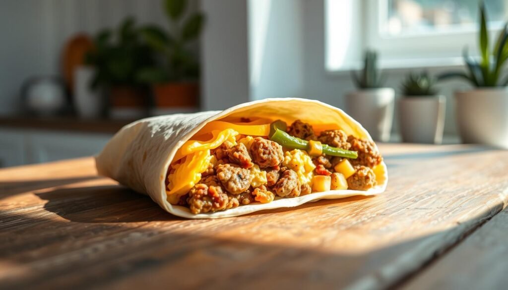 Keto-Friendly Breakfast Burrito
