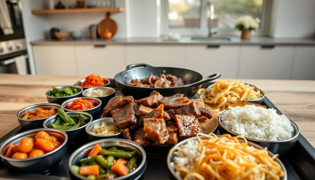Korean meal prep dinner