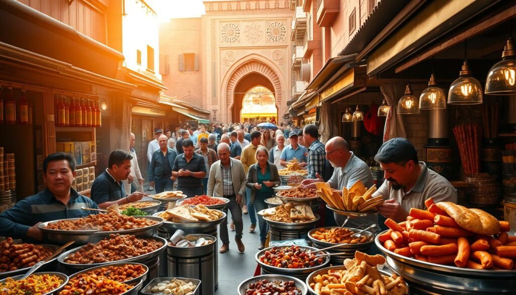 Moroccan street food Moroccan street food