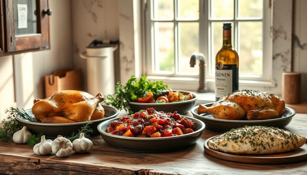 Simple French chicken dishes