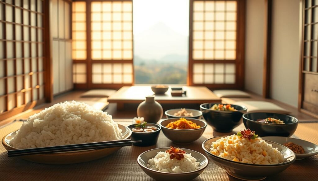 Simple Japanese rice dishes
