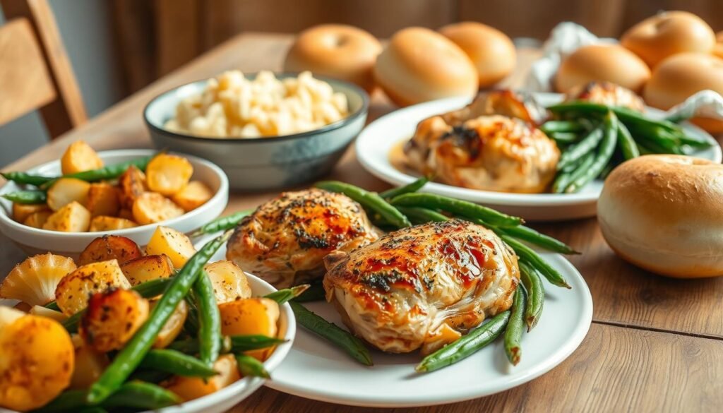 Simple chicken sides