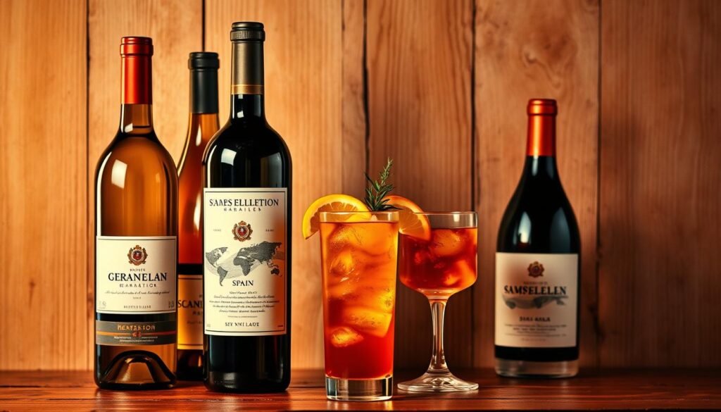 Spanish wines and cocktails