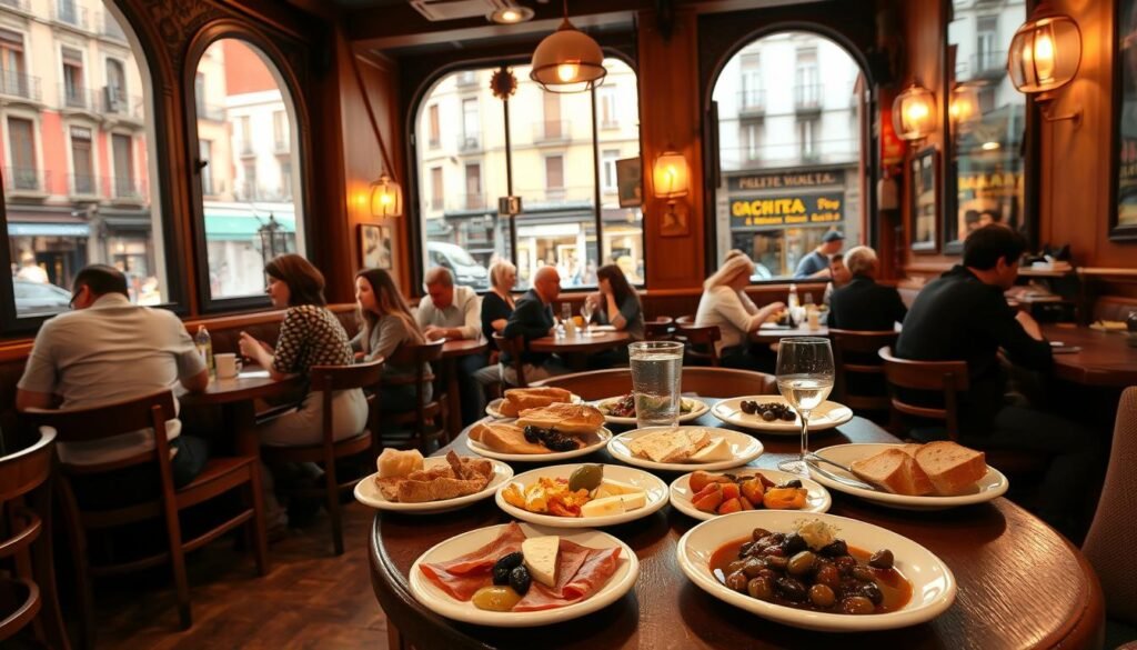 Tapas restaurant in Spain