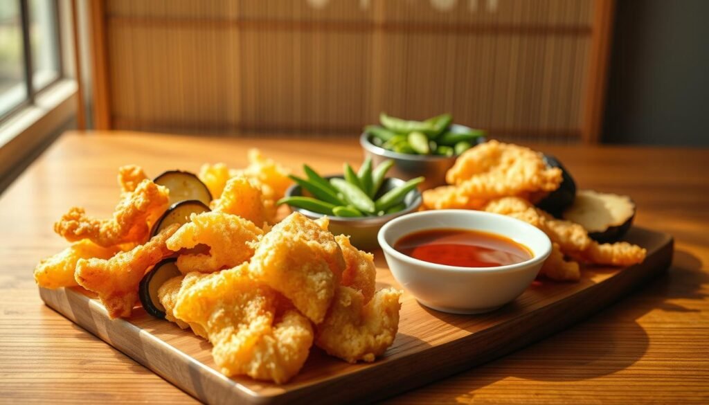 Tempura Japanese vegetable dishes