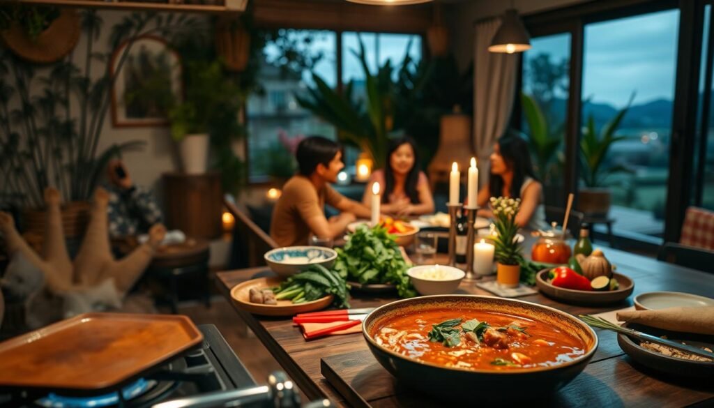 Thai dinner party planning