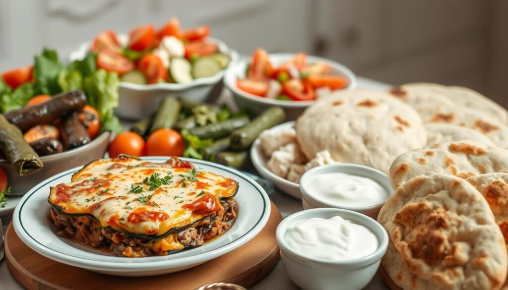 Traditional Greek dishes